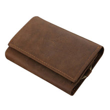 Load image into Gallery viewer, Leather Men Wallet key holder organizer multifunctional