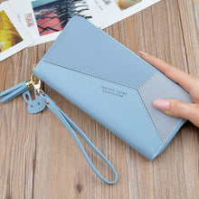 Load image into Gallery viewer, Women Clutch Pink Long  Wallets + Phone Pocket