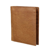 Load image into Gallery viewer, Leather Mens Passport Wallet
