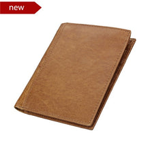 Load image into Gallery viewer, Leather Mens Passport Wallet