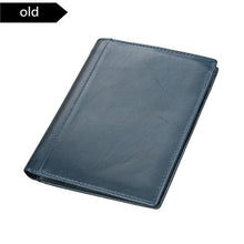 Load image into Gallery viewer, Leather Mens Passport Wallet