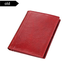 Load image into Gallery viewer, Leather Mens Passport Wallet